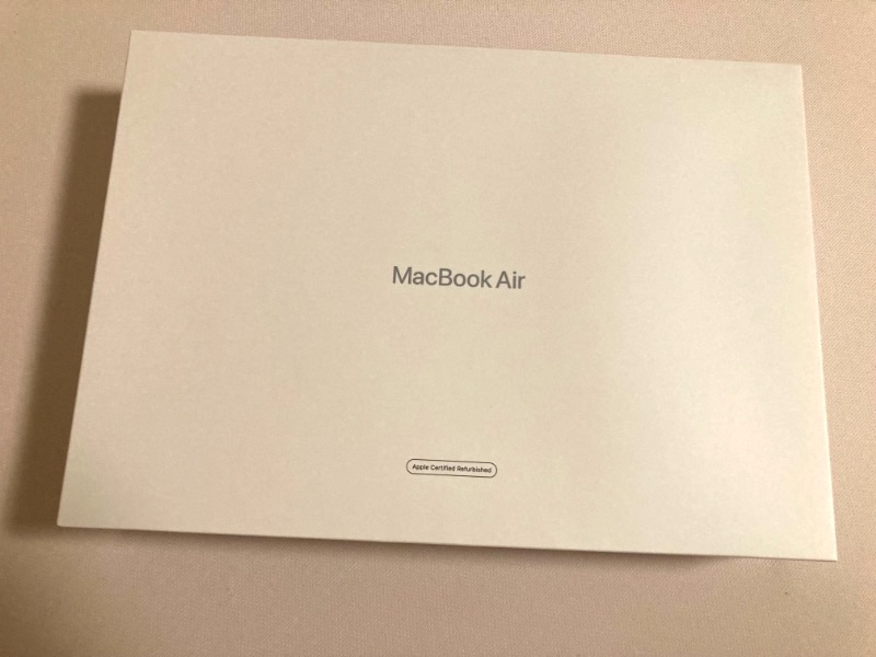 MacBook Air整備済製品化粧箱