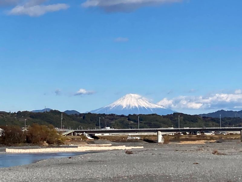 蓬莱橋からの富士山